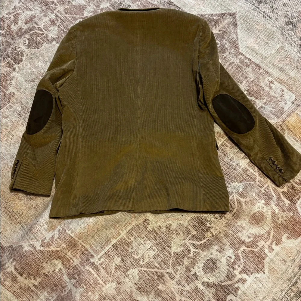 Men's Camel Blazer with Elbow Patches - Picture 8 of 9